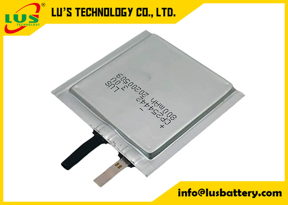 batteria molle intelligente Cp254442 della carta LiMnO2 della batteria ultra sottile di 800mah 3.0v
