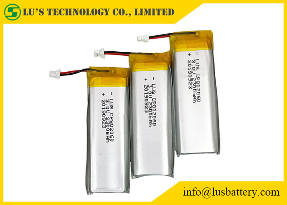 batteria ultra sottile 10mA CP802060 prismatico di 3.0V 2300mah per il civile RFID